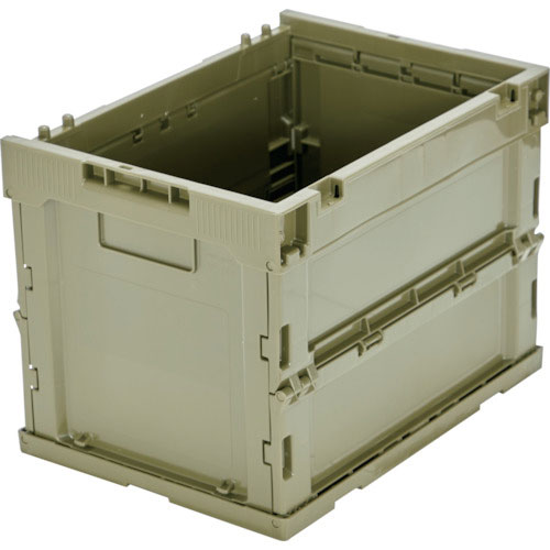 ＴＲＵＳＣＯ　オリコン　α折りたたみコンテナ　２０Ｌ　ＯＤ色＿