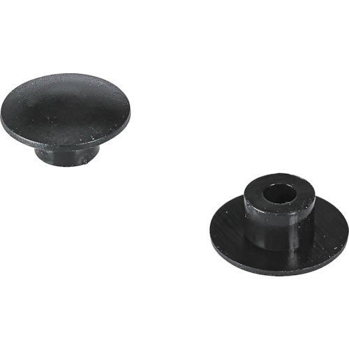 ＴＲＵＳＣＯ　六角穴付ボルト用カバーキャップ　Ｍ３　黒（１０個入）＿