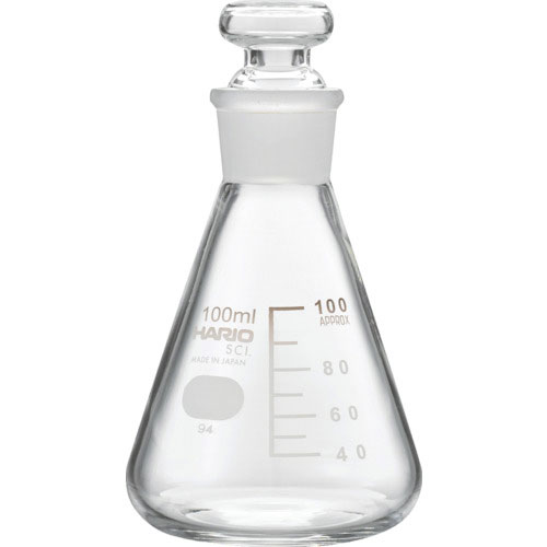 ＨＡＲＩＯ　共栓三角フラスコ１００ｍｌ（ＴＳ２２）＿