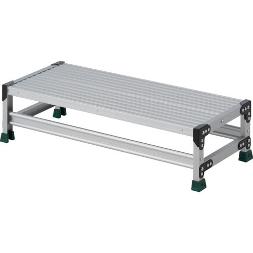 ＴＲＵＳＣＯ　作業用踏台　１段　高さ０．２５ｍ　天板１０００×４００＿