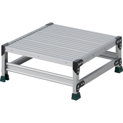 ＴＲＵＳＣＯ　作業用踏台　１段　高さ０．２５ｍ　天板６００×６００＿