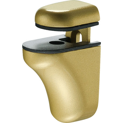 ＴＲＵＳＣＯ　棚受け金具ブラケット　棚グリップ　ゴールド　板厚２～２１ｍｍ用　亜鉛合金ダイカスト製＿