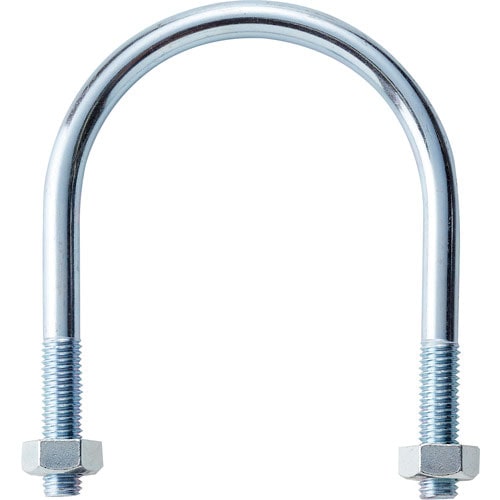 ＴＲＵＳＣＯ　ＳＧＰ用Ｕボルト　三価ユニクロ　呼び径６５Ａ　ねじ径Ｍ１０＿