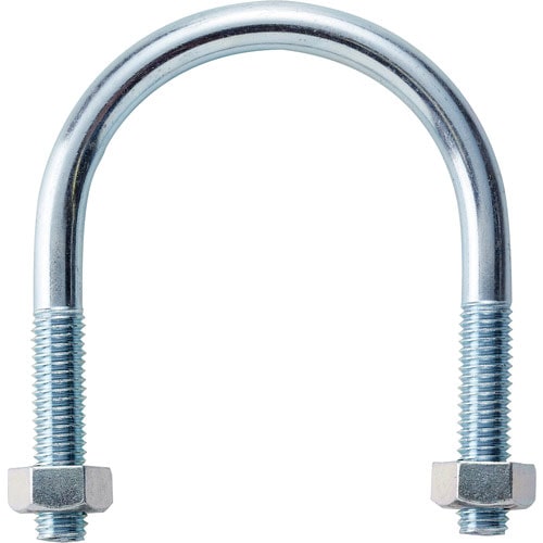 ＴＲＵＳＣＯ　ＳＧＰ用Ｕボルト　三価ユニクロ　呼び径４０Ａ　ねじ径Ｍ８＿