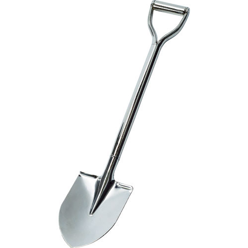 ＴＲＵＳＣＯ　ステンレスショベル　丸型　全長９８０ｍｍ＿