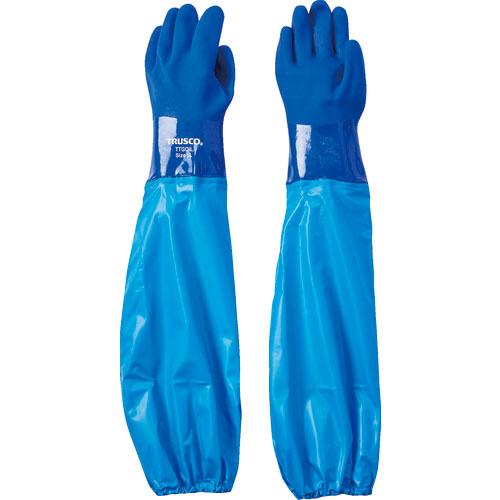 ＴＲＵＳＣＯ　腕カバー付耐油手袋　Ｌサイズ＿