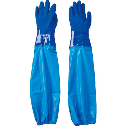 ＴＲＵＳＣＯ　腕カバー付耐油手袋　Ｍサイズ＿