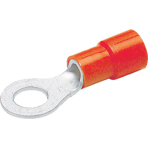 ＴＲＵＳＣＯ　環境配慮型絶縁被覆付圧着端子丸形φ４．３長さ１９．４　（３０個入）＿