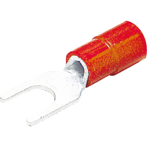 ＴＲＵＳＣＯ　環境配慮型絶縁被覆付圧着端子先開形φ４．３長さ２１．９　（２５個入）＿