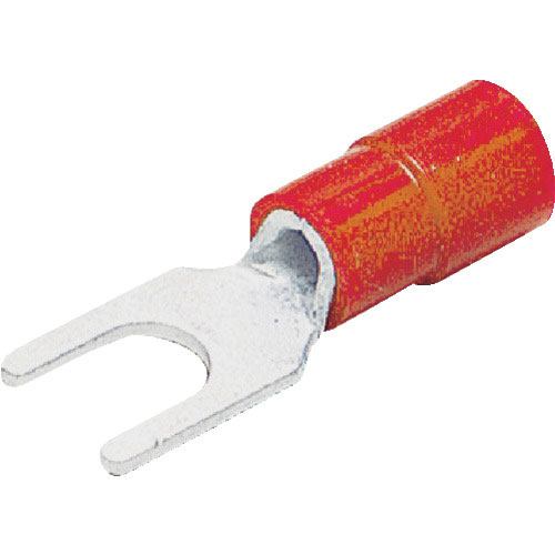 ＴＲＵＳＣＯ　環境配慮型絶縁被覆付圧着端子先開形φ４．３長さ２１．９　（２５個入）＿