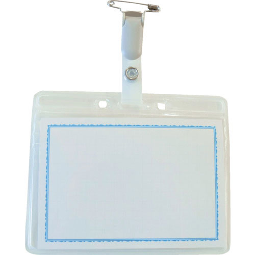 ＴＲＵＳＣＯ　タッグ名札　ファスナー付き　大サイズ　１００Ｘ７０ｍｍ＿