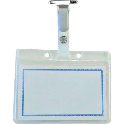 ＴＲＵＳＣＯ　タッグ名札　ファスナー付き　名刺サイズ　９０Ｘ５５ｍｍ＿