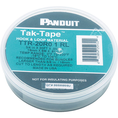 パンドウイット　タックテープ（ロールタイプ）６．１ｍＸ１巻入り＿