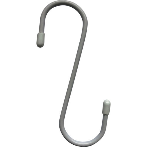 ＴＲＵＳＣＯ　まとめ買い　スチールＳフック　１５０ｍｍ　白　１０個＿