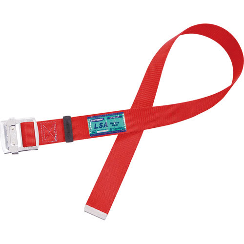 ツヨロン　胴ベルト型墜落制止用器具用　ＴＵＢ－Ｌ９０Ｎ　胴ベルトのみ　スチールスライドバックルタイプ　赤＿