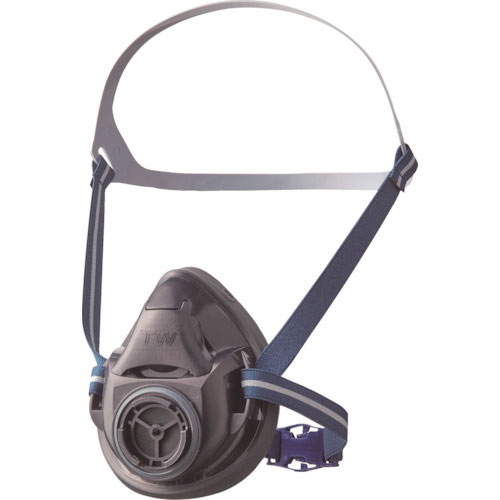 シゲマツ　防じん・防毒マスク　ＴＷ０１　烏羽色（からすばいろ）　Ｍ＿