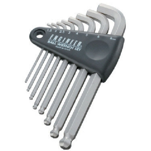 エンジニア　ボールレンチセット（ショートスタビータイプ）＿