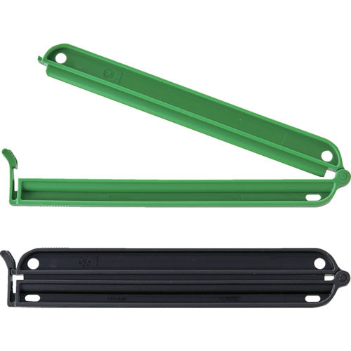 ＴＲＵＳＣＯ　袋留めクリップ　２Ｐ（緑黒）＿