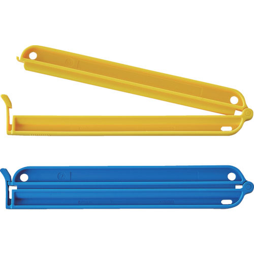 ＴＲＵＳＣＯ　袋留めクリップ　２Ｐ（黄青）＿