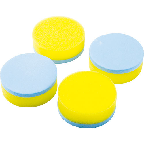 ＴＲＵＳＣＯ　ワックス用スポンジ　丸　４個＿