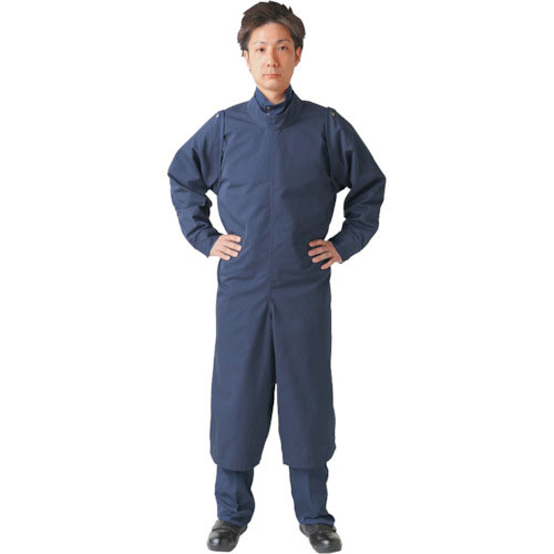 テイケン　快適溶接作業服（プロテクター）　ネイビー　２Ｌ＿