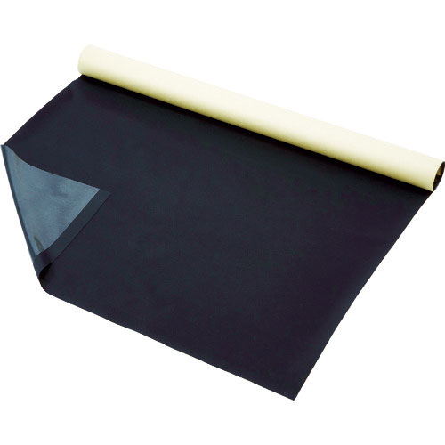 ＴＲＵＳＣＯ　プロテクトシート　テープ付　黒　１５００Ｘ１Ｍ　５枚入　紙管１本巻＿