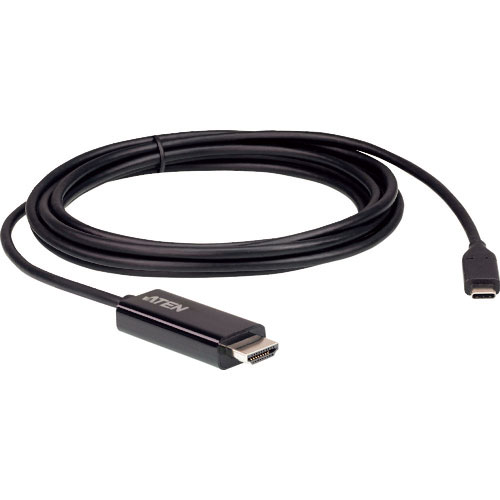 ＡＴＥＮ　ＵＳＢ－Ｃ→４Ｋ　ＨＤＭＩケーブル（２．７ｍ）＿