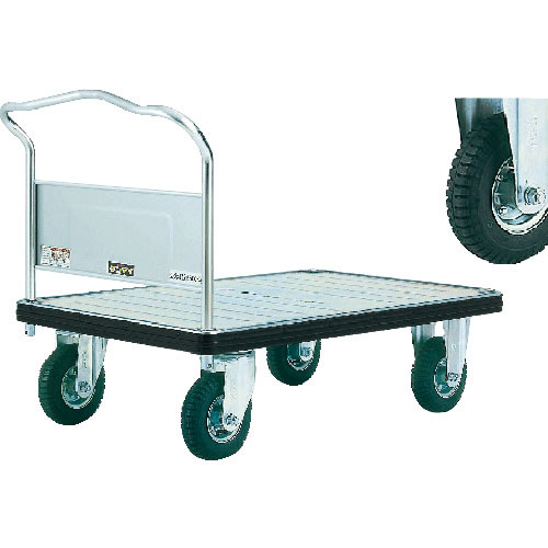 ダンディ　スチール台車　ダンディＤシリーズ　タイプＤＧ　固定ハンドル式　悪路用エアータイヤ仕様　Ｗ１＿