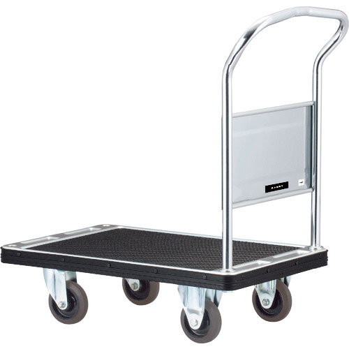 ダンディ　スチール台車　ダンディＤシリーズ　タイプＤＨ　固定ハンドル式　サイレントキャスター仕様　Ｗ＿