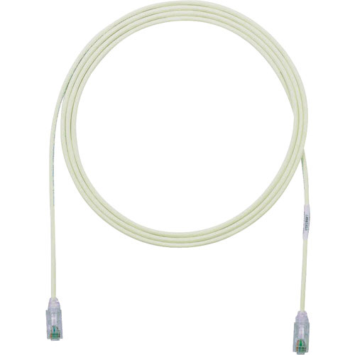 パンドウイット　カテゴリ６細径パッチコード　０．５ｍ　オフホワイト　ＵＴＰ２８ＳＰ０．５Ｍ＿