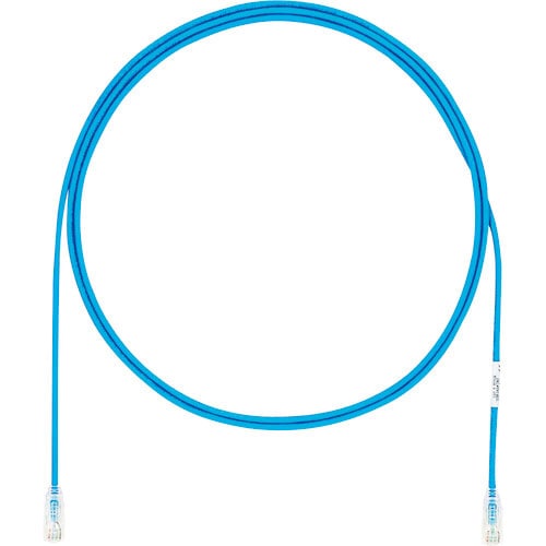 パンドウイット　カテゴリ６細径パッチコード　０．５ｍ　青　ＵＴＰ２８ＳＰ０．５ＭＢＵ＿