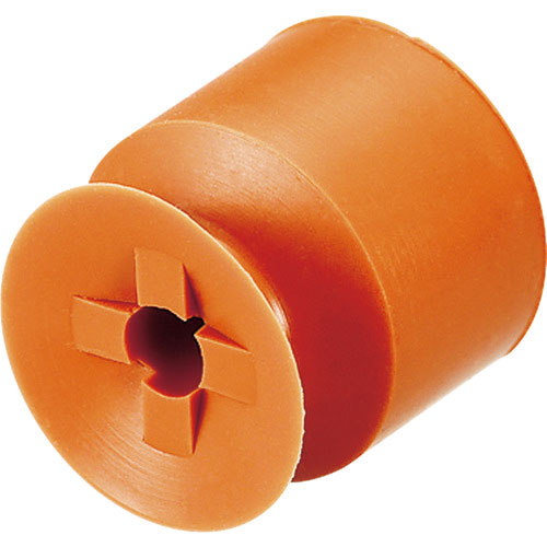 アインツ　吸着パッド・十字・シリコン・茶＿