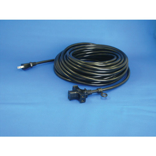 正和電工　トライアングルマルチタップ２０ｍ黒＿