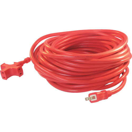 正和電工　トライアングルマルチタップ　１２５Ｖ－１５Ａ　２０ｍ　赤＿