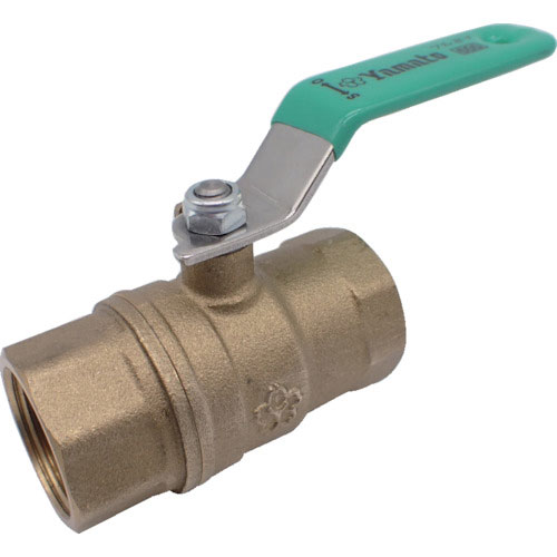 大和バルブ　ボールバルブ　８Ａ（６００型、フルボア、黄銅）＿