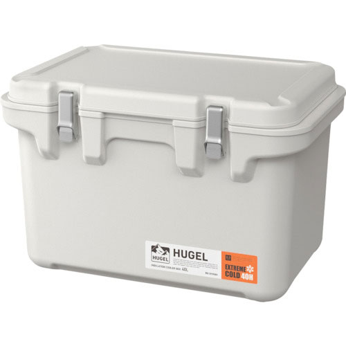 ＩＲＩＳ　２９０５１９　ＨＵＧＥＬ　真空断熱クーラーボックス　４０Ｌ　ホワイトアッシュ