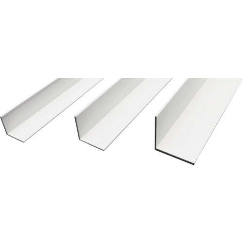 光　アルミアングル　ホワイト　１５×１５×１ｍｍ　長さ９９５ｍｍ＿