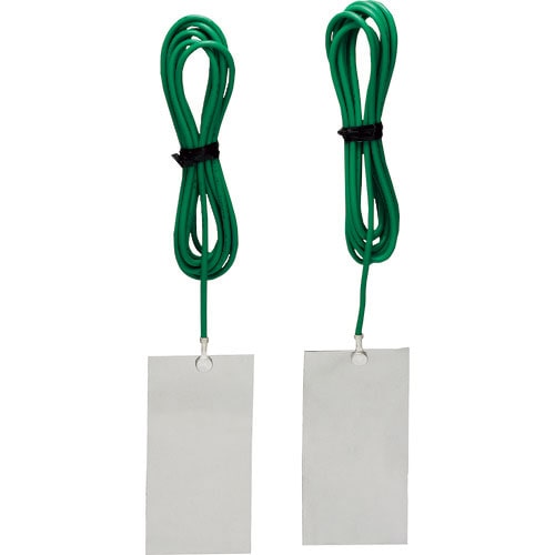 グット　プレート付アース線２ｍ２本入＿