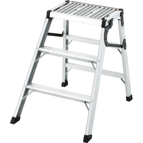 ＴＲＵＳＣＯ　アルミ製折りたたみ作業台　Ｈ＝０．７５ｍ＿