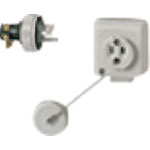 Ｐａｎａｓｏｎｉｃ　ロック式接地防水コンセント（キャップ付）＿