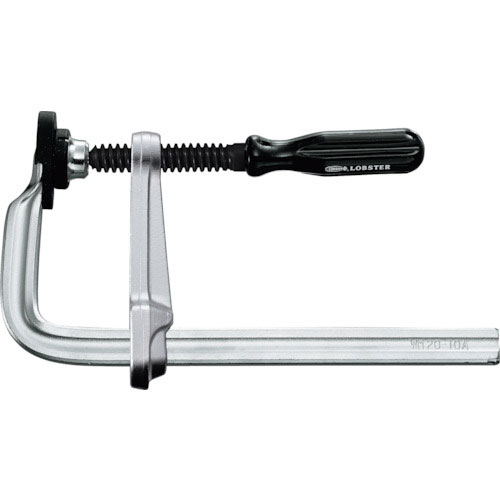 エビ　Ｌ型クランプ　エビ万力　グリップハンドル　２００ｍｍ×１０１ｍｍ＿