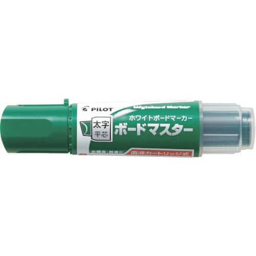 パイロット　ホワイトボードマーカー　ボードマスター　太字平芯　グリーン＿