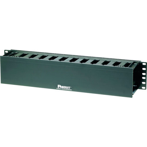 パンドウイット　ヒンジ式ダクト型　水平ケーブル管理パネル　表面ダクト２Ｕ＿