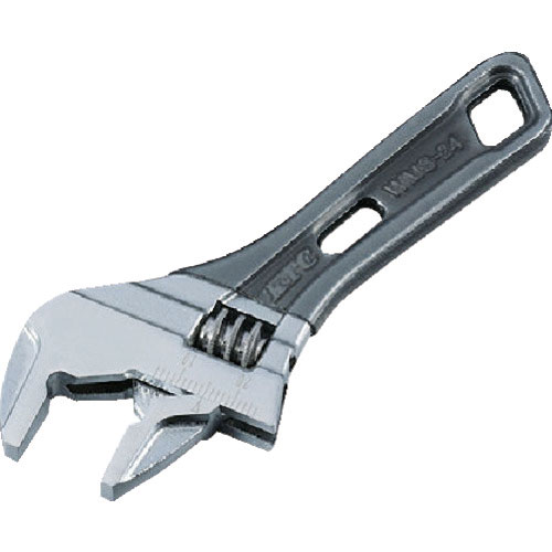 ＫＴＣ　ショートモンキレンチ　全長１１７ｍｍ　口開き６～２４ｍｍ　先端厚さ２４ｍｍ＿