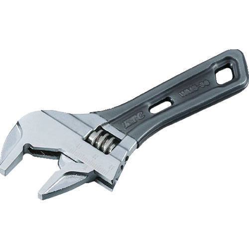 ＫＴＣ　ショートモンキレンチ　全長１３８ｍｍ　口開き８～３０ｍｍ　先端厚さ３０ｍｍ＿