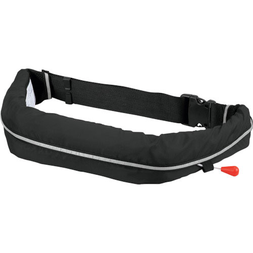 オーシャンライフ　自動膨張式ウエストタイプ　作業用ライフジャケット　ブラック　ＴＹＰＥ　Ａ＿