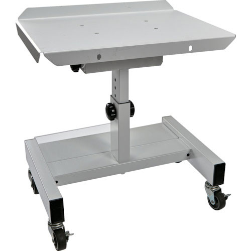 ＴＲＵＳＣＯ　ワークサポートスタンド　すわり作業用　キャスター付　ホワイト色＿