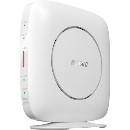 バッファロー　無線ＬＡＮ親機　１１ａｘ／ａｃ／ｎ／ａ／ｇ／ｂ　２４０１＋８００Ｍｂｐｓ　ホワイト＿