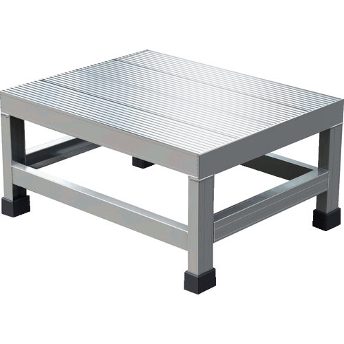 ＴＲＵＳＣＯ　アルミ製溶接一体構造型作業台　一段（完成品）　Ｗ５００×Ｄ４００×Ｈ２５０＿