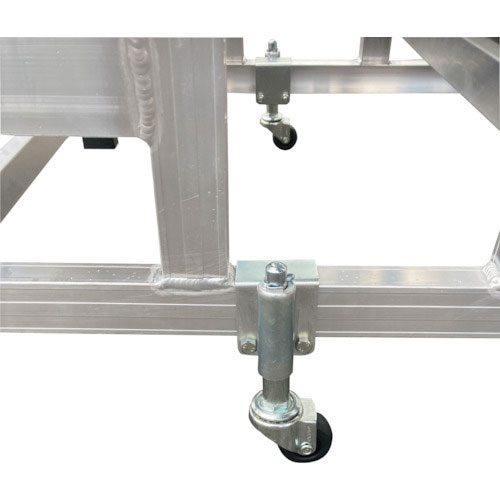 ＴＲＵＳＣＯ　溶接一体構造型作業台用　スプリング式キャスター（４個１セット）＿